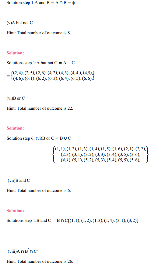 MP Board Class 11th Maths Solutions Chapter 16 Probability Ex 16.2 10