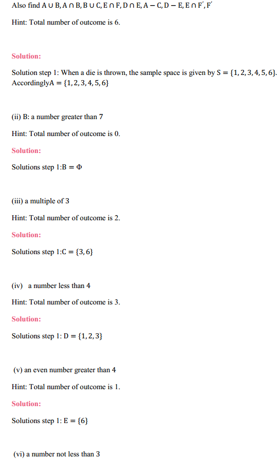 MP Board Class 11th Maths Solutions Chapter 16 Probability Ex 16.2 2