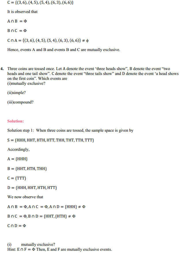 MP Board Class 11th Maths Solutions Chapter 16 Probability Ex 16.2 4