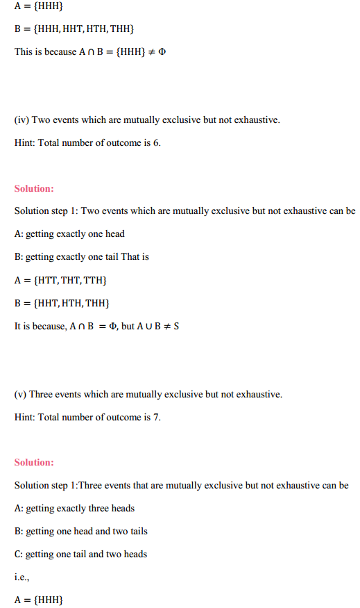 MP Board Class 11th Maths Solutions Chapter 16 Probability Ex 16.2 7