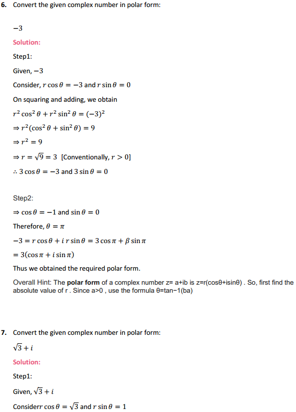 MP Board Class 11th Maths Solutions Chapter 5 Complex Numbers and Quadratic Equations Ex 5.2 6