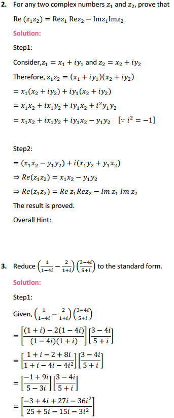 MP Board Class 11th Maths Solutions Chapter 5 Complex Numbers and Quadratic Equations Miscellaneous Exercise 2