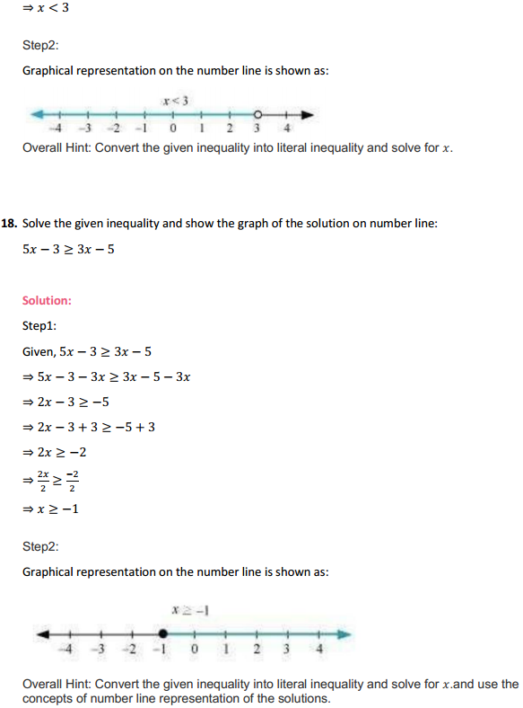 MP Board Class 11th Maths Solutions Chapter 6 Linear Inequalities Ex 6.1 13