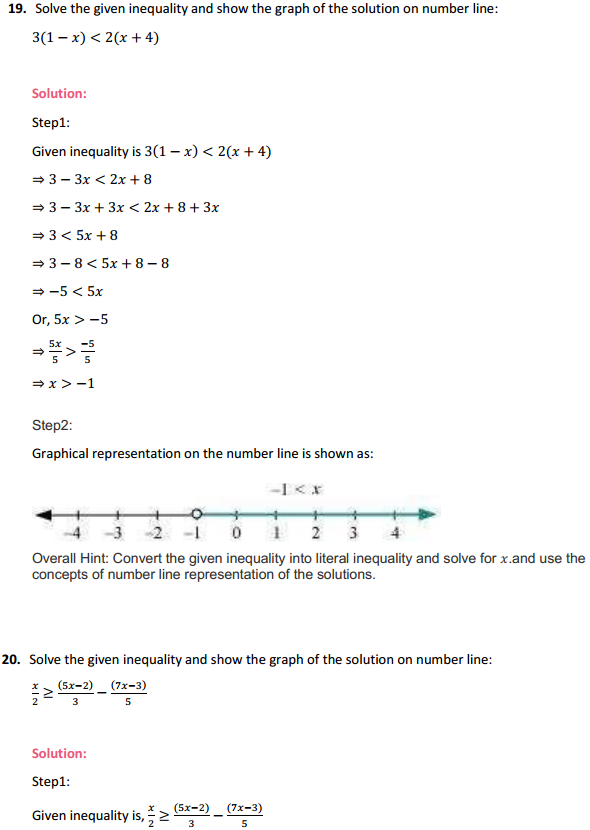 MP Board Class 11th Maths Solutions Chapter 6 Linear Inequalities Ex 6.1 14