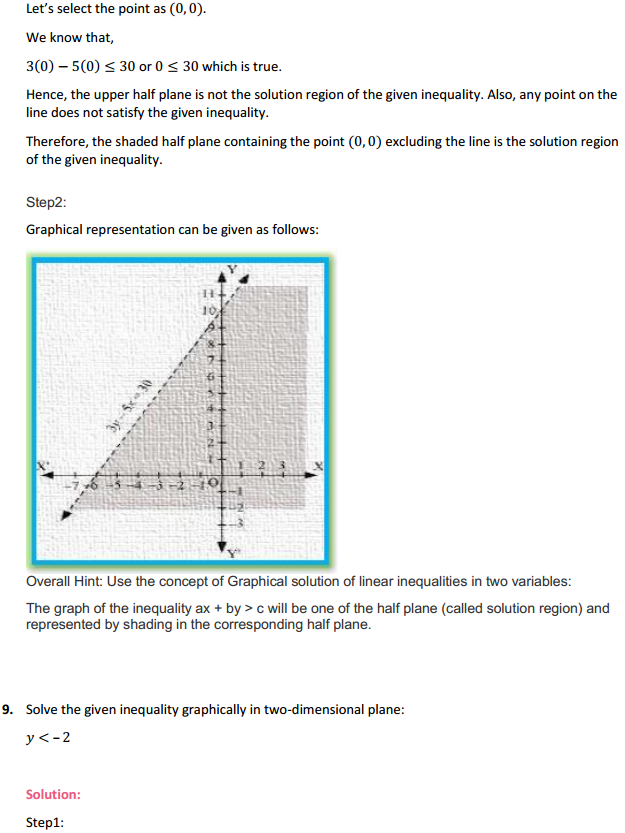 MP Board Class 11th Maths Solutions Chapter 6 Linear Inequalities Ex 6.2 10