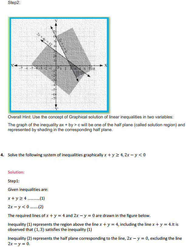 MP Board Class 11th Maths Solutions Chapter 6 Linear Inequalities Ex 6.3 4