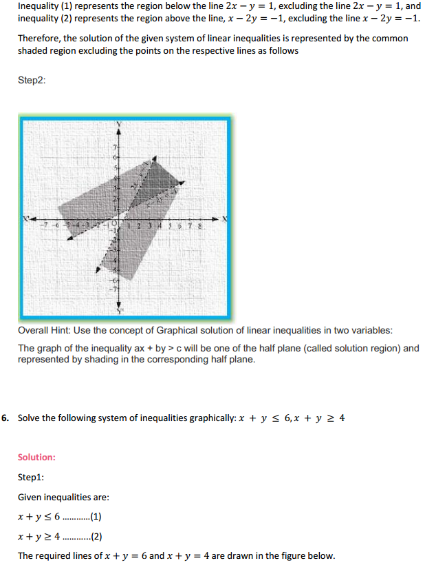 MP Board Class 11th Maths Solutions Chapter 6 Linear Inequalities Ex 6.3 6