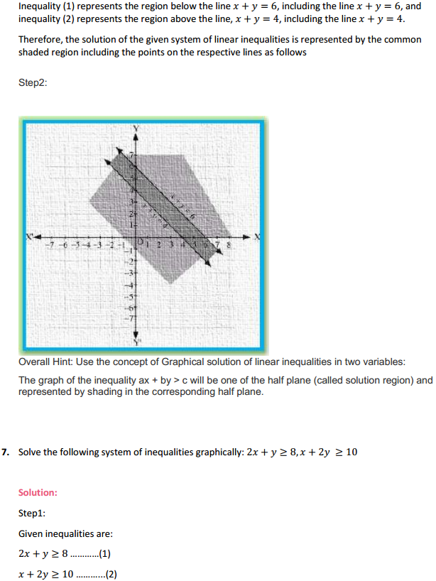 MP Board Class 11th Maths Solutions Chapter 6 Linear Inequalities Ex 6.3 7