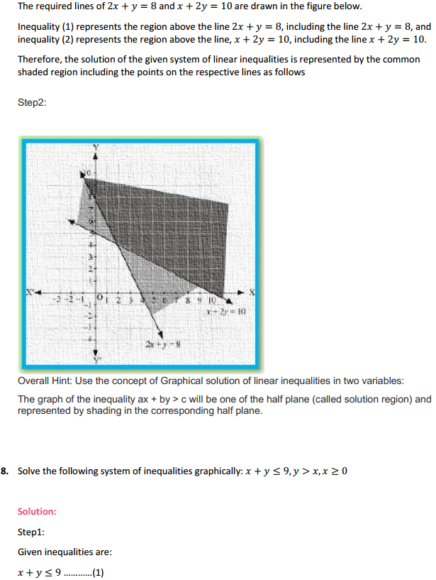 MP Board Class 11th Maths Solutions Chapter 6 Linear Inequalities Ex 6.3 8