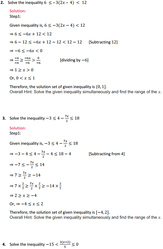 MP Board Class 11th Maths Solutions Chapter 6 Linear Inequalities Miscellaneous Exercise 2