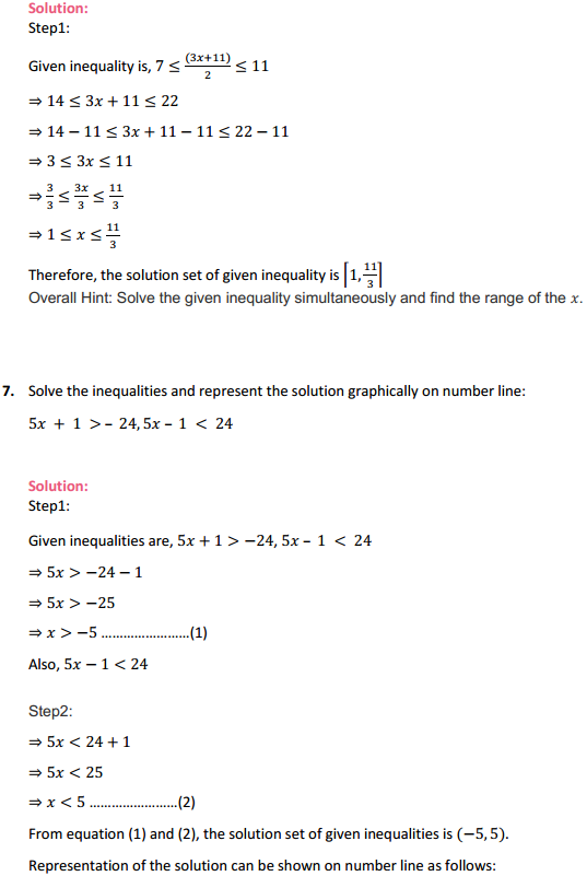 MP Board Class 11th Maths Solutions Chapter 6 Linear Inequalities Miscellaneous Exercise 4