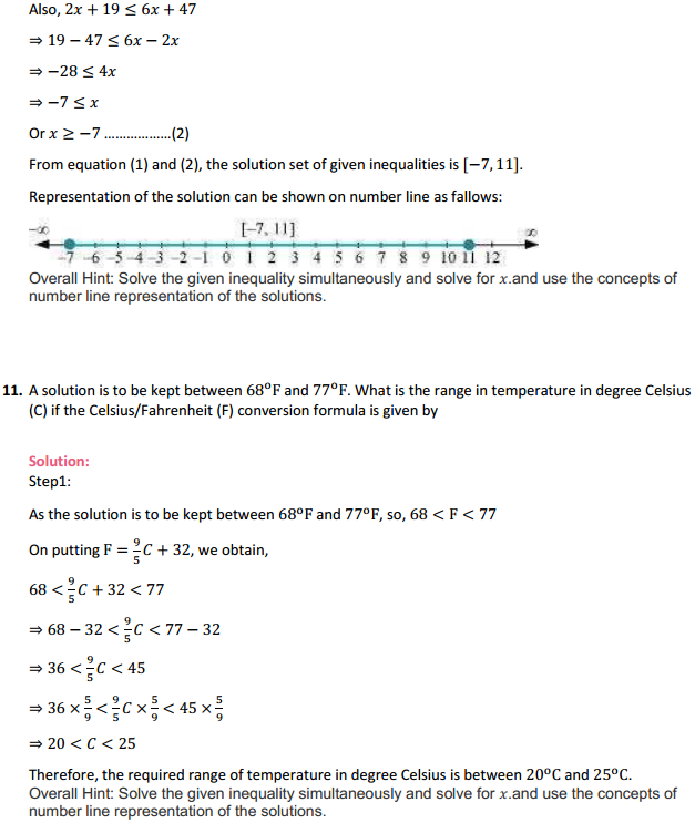MP Board Class 11th Maths Solutions Chapter 6 Linear Inequalities Miscellaneous Exercise 7