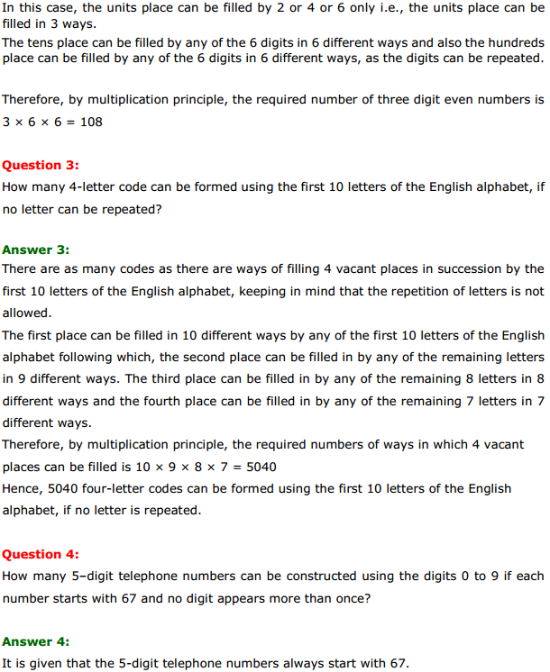 MP Board Class 11th Maths Solutions Chapter 7 Permutations and Combinations Ex 7.1 2