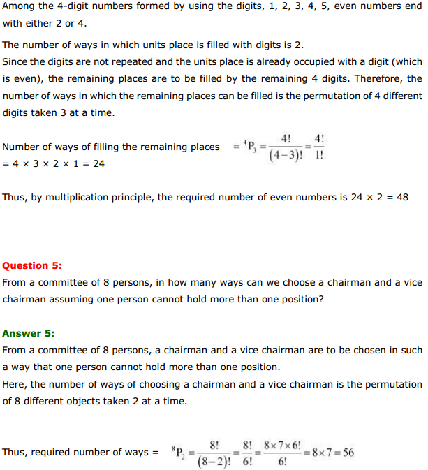 MP Board Class 11th Maths Solutions Chapter 7 Permutations and Combinations Ex 7.3 3