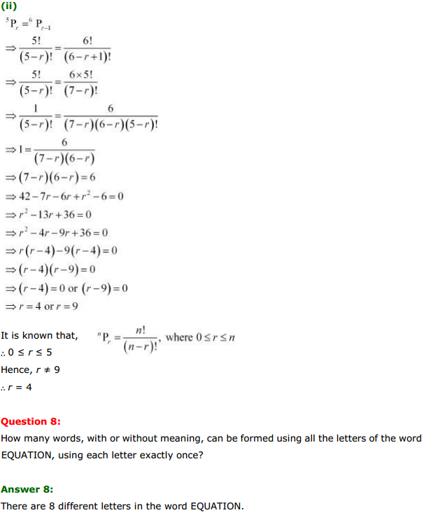 MP Board Class 11th Maths Solutions Chapter 7 Permutations and Combinations Ex 7.3 6