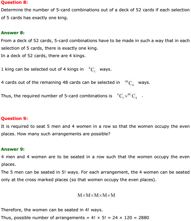 MP Board Class 11th Maths Solutions Chapter 7 Permutations and Combinations Miscellaneous Exercise 6