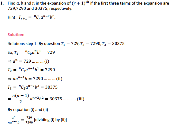 MP Board Class 11th Maths Solutions Chapter 8 Binomial Theorem Miscellaneous Exercise 1