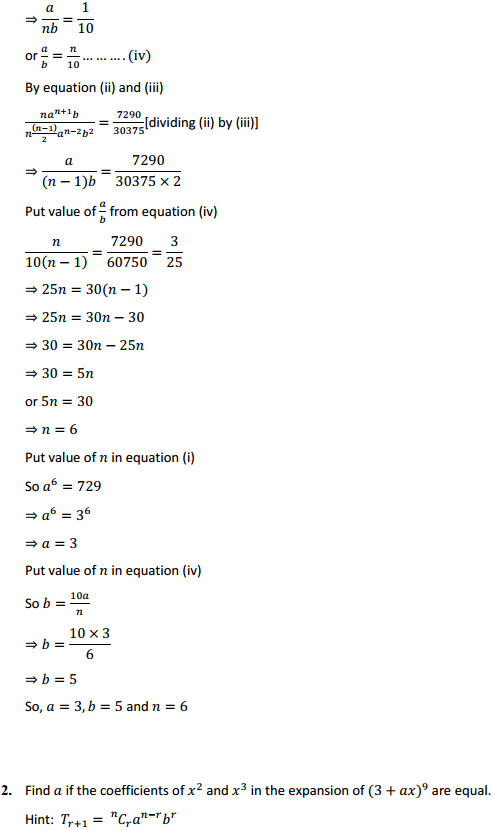 MP Board Class 11th Maths Solutions Chapter 8 Binomial Theorem Miscellaneous Exercise 2