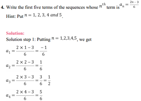 MP Board Class 11th Maths Solutions Chapter 9 Sequences and Series Ex 9.1 3