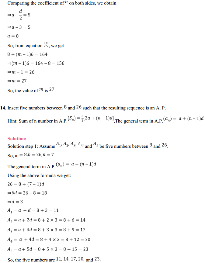 MP Board Class 11th Maths Solutions Chapter 9 Sequences and Series Ex 9.2 19
