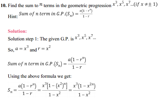MP Board Class 11th Maths Solutions Chapter 9 Sequences and Series Ex 9.3 11