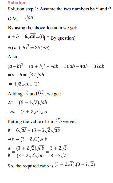 MP Board Class 11th Maths Solutions Chapter 9 Sequences and Series Ex 9.3 34