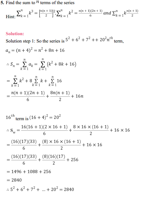MP Board Class 11th Maths Solutions Chapter 9 Sequences and Series Ex 9.4 5