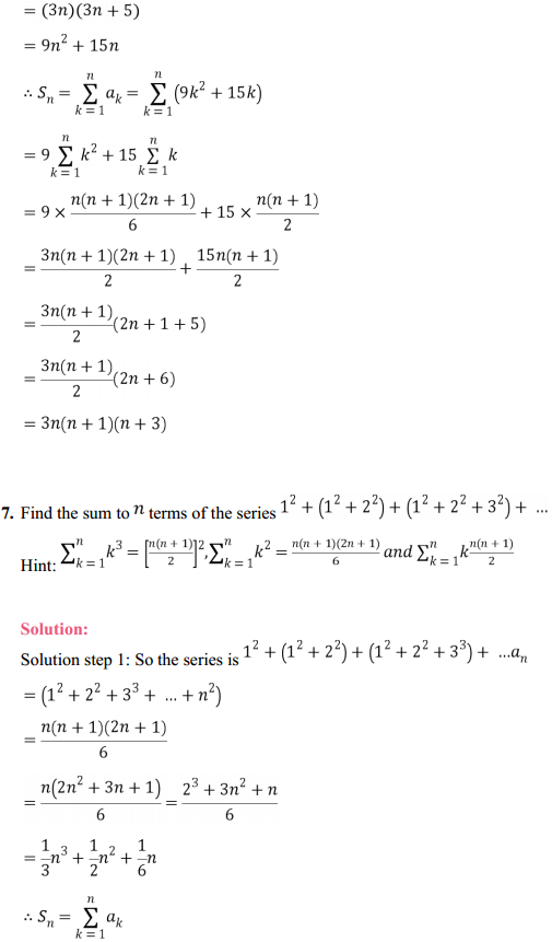 MP Board Class 11th Maths Solutions Chapter 9 Sequences and Series Ex 9.4 7
