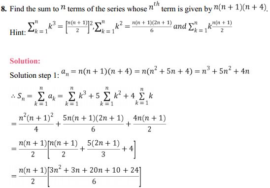 MP Board Class 11th Maths Solutions Chapter 9 Sequences and Series Ex 9.4 9