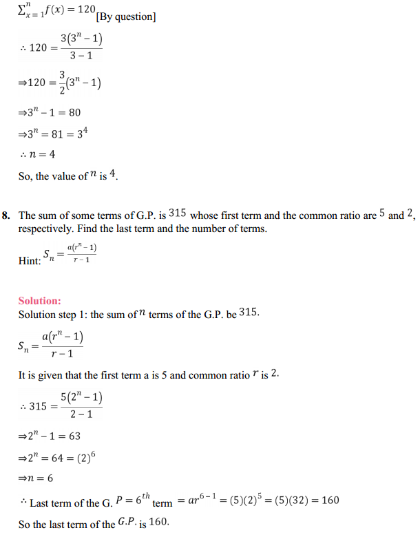 MP Board Class 11th Maths Solutions Chapter 9 Sequences and Series Miscellaneous Exercise 11