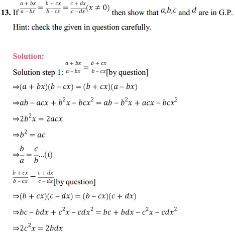 MP Board Class 11th Maths Solutions Chapter 9 Sequences and Series Miscellaneous Exercise 18