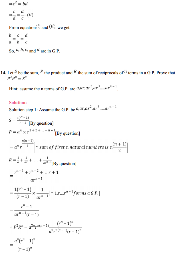 MP Board Class 11th Maths Solutions Chapter 9 Sequences and Series Miscellaneous Exercise 18