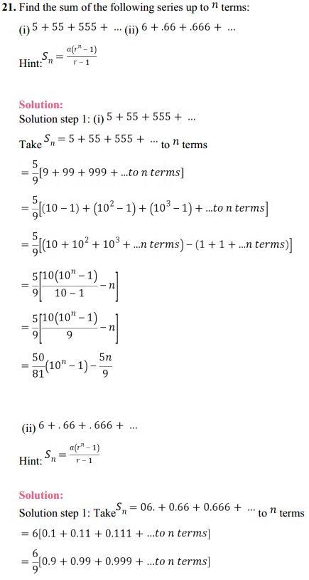 MP Board Class 11th Maths Solutions Chapter 9 Sequences and Series Miscellaneous Exercise 31