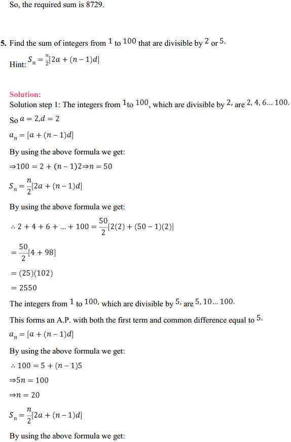 MP Board Class 11th Maths Solutions Chapter 9 Sequences and Series Miscellaneous Exercise 6