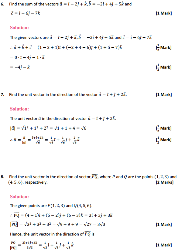 MP Board Class 12th Maths Solutions Chapter 10 Vector Algebra Ex 10.2 3