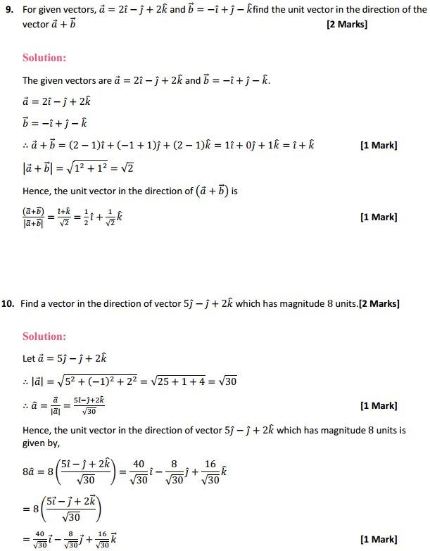 MP Board Class 12th Maths Solutions Chapter 10 Vector Algebra Ex 10.2 4