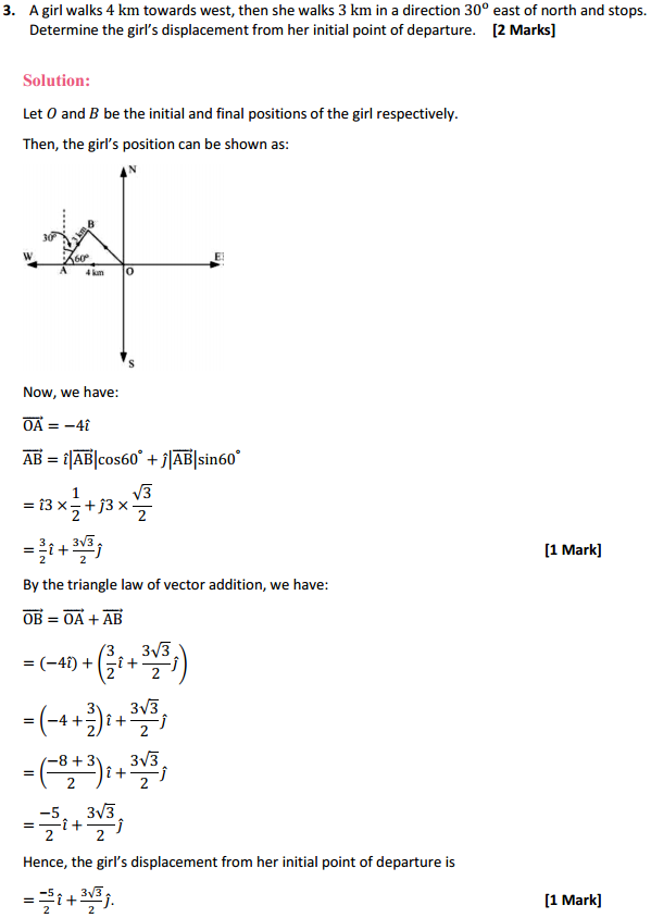 MP Board Class 12th Maths Solutions Chapter 10 Vector Algebra Miscellaneous Exercise 2
