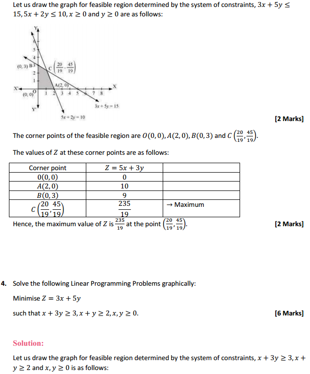 MP Board Class 12th Maths Solutions Chapter 12 Linear Programming Ex 12.1 3