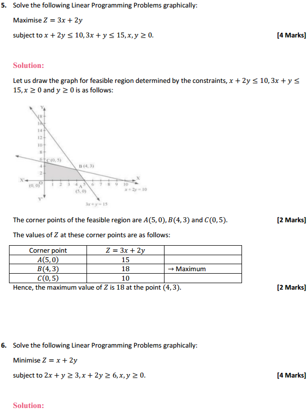 MP Board Class 12th Maths Solutions Chapter 12 Linear Programming Ex 12.1 5
