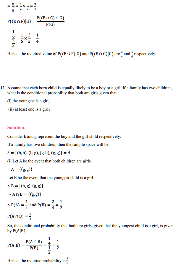MP Board Class 12th Maths Solutions Chapter 13 Probability Ex 13.1 15