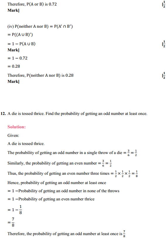MP Board Class 12th Maths Solutions Chapter 13 Probability Ex 13.2 15