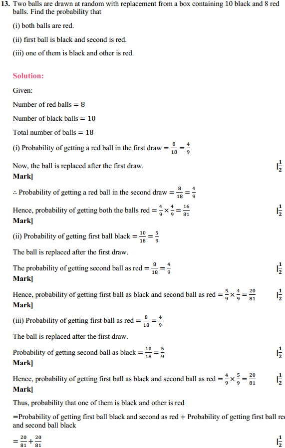 MP Board Class 12th Maths Solutions Chapter 13 Probability Ex 13.2 16