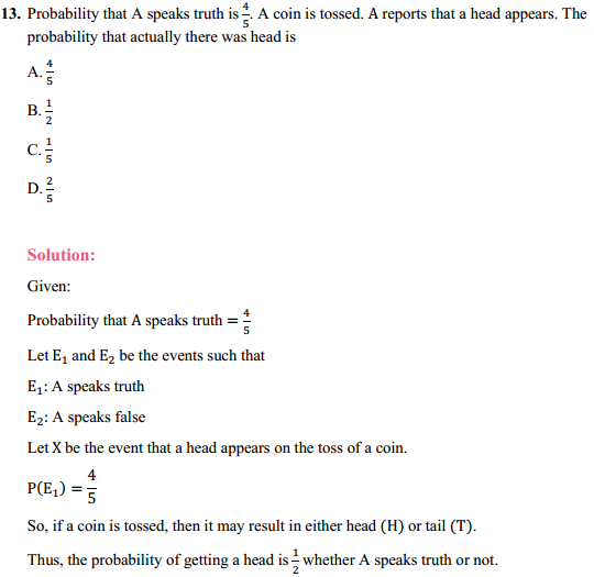 MP Board Class 12th Maths Solutions Chapter 13 Probability Ex 13.3 17
