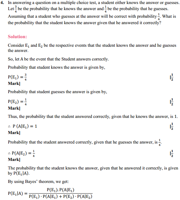 MP Board Class 12th Maths Solutions Chapter 13 Probability Ex 13.3 5