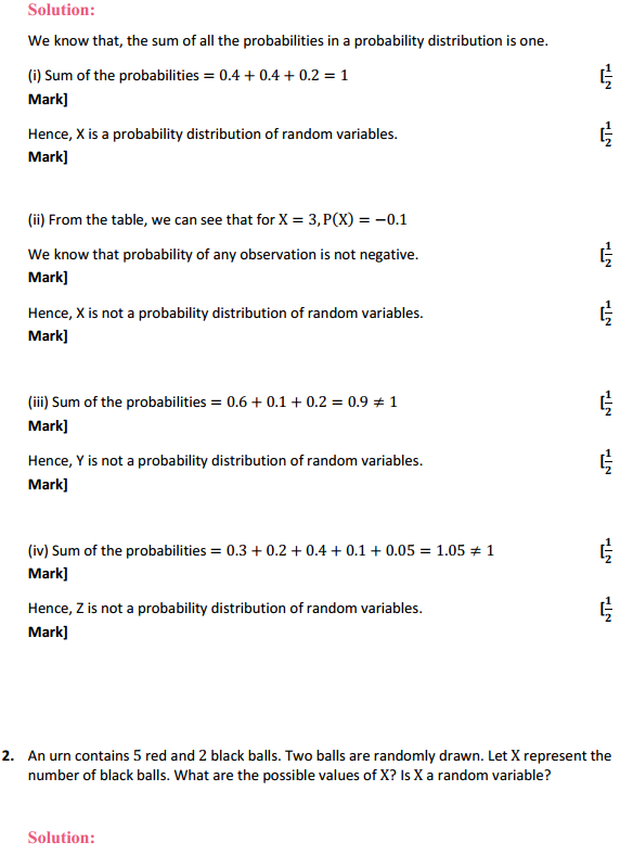 MP Board Class 12th Maths Solutions Chapter 13 Probability Ex 13.4 2