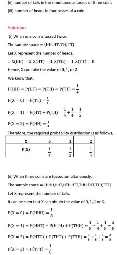 MP Board Class 12th Maths Solutions Chapter 13 Probability Ex 13.4 6