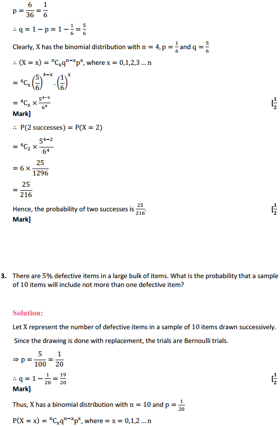MP Board Class 12th Maths Solutions Chapter 13 Probability Ex 13.5 3