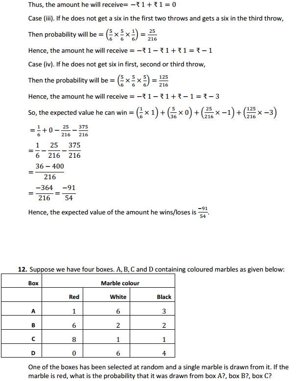 MP Board Class 12th Maths Solutions Chapter 13 Probability Miscellaneous Exercise 15