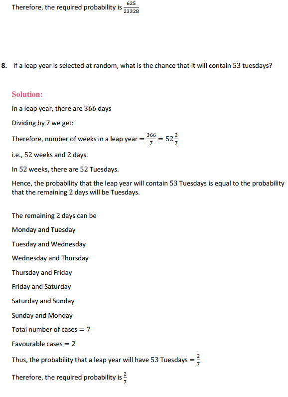 MP Board Class 12th Maths Solutions Chapter 13 Probability Miscellaneous Exercise 9