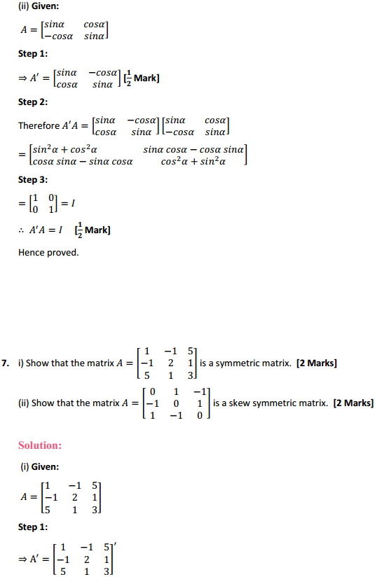 MP Board Class 12th Maths Solutions Chapter 3 Matrices Ex 3.3 10